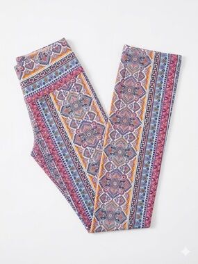 Floral Mosaic flared Leggings